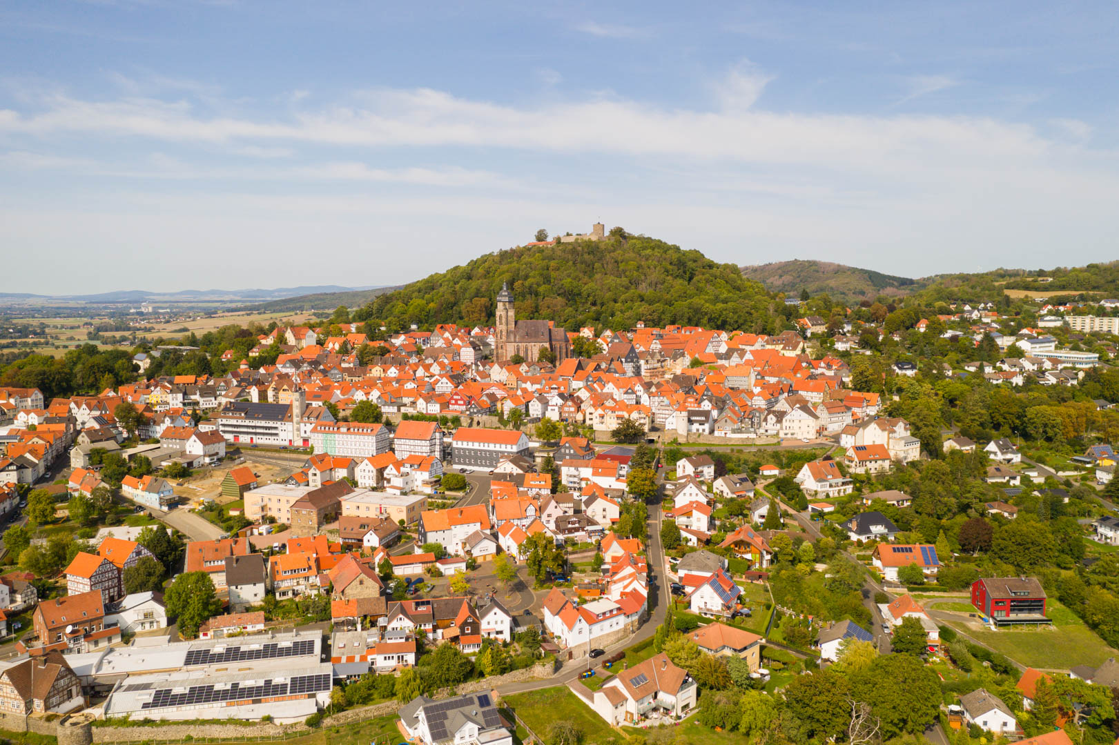 Homberg (Efze), Luftbild