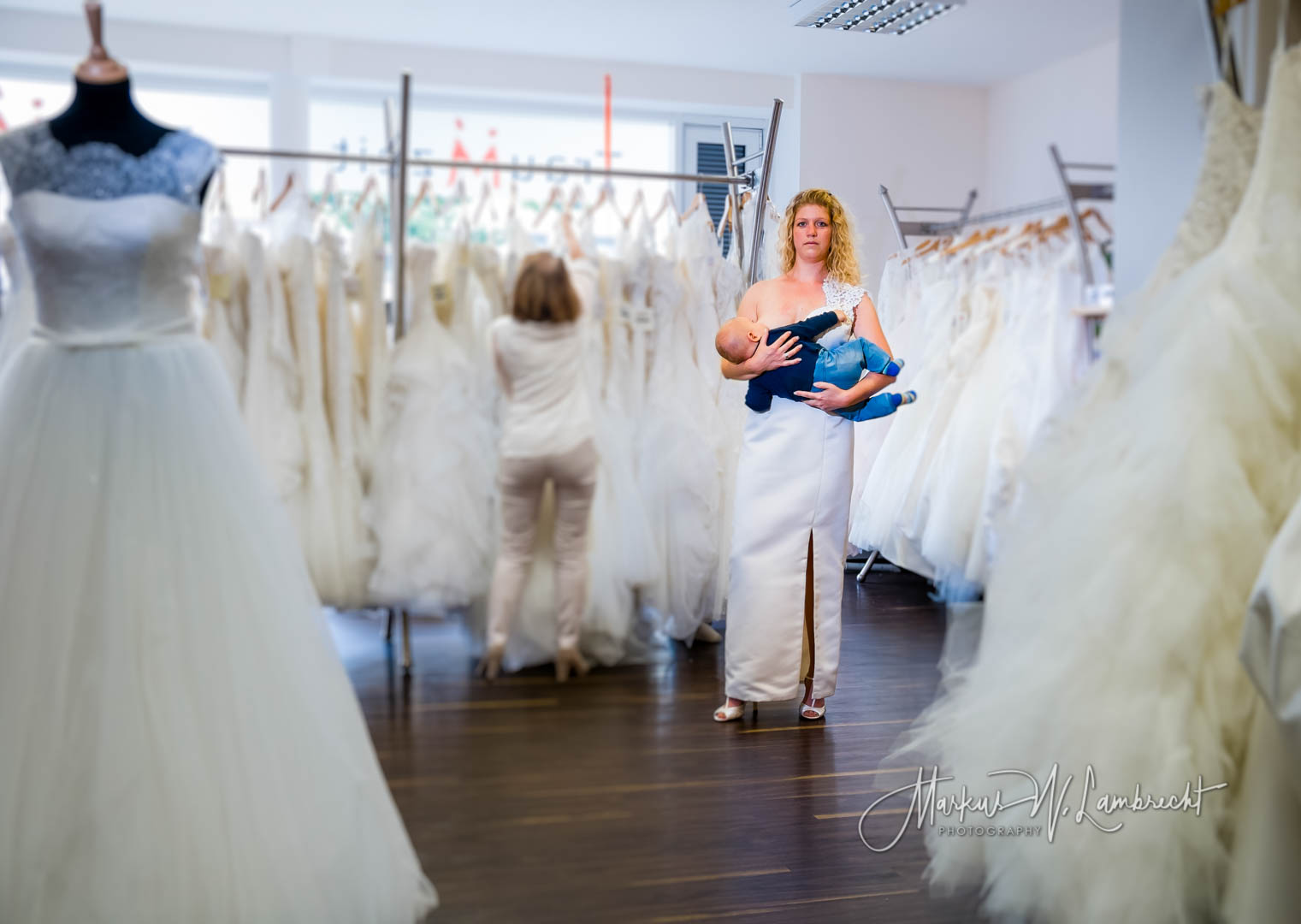 Still-Leben Brautmodengeschäft